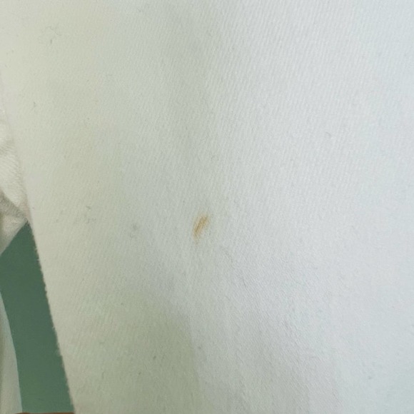 Free People Busted Knee Skinny Fit Jeans White Distressed #OB636273R Size 27 - Picture 11 of 13